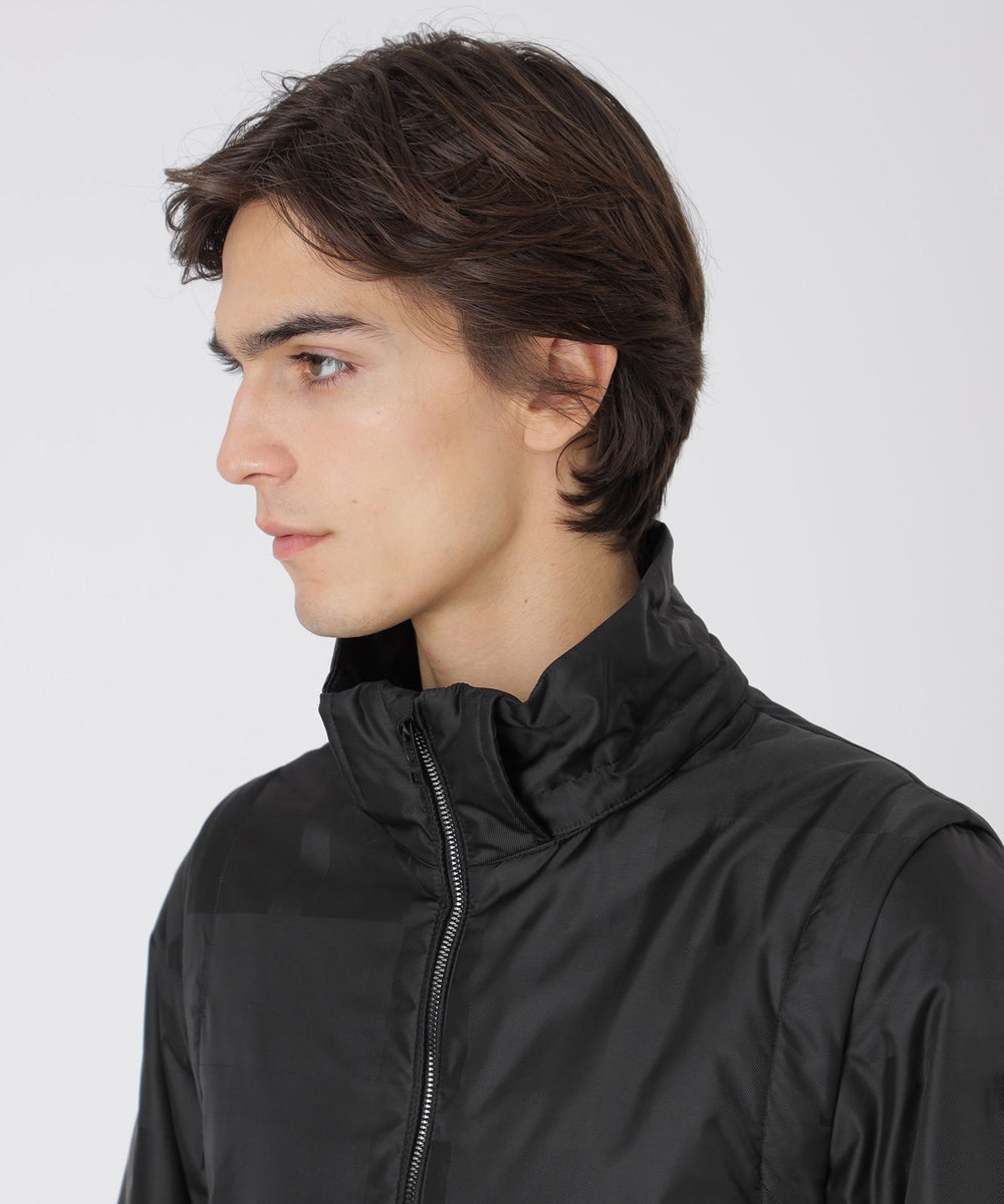 シャドーチェック4WAYパデッドパーカー（ブルゾン）｜BLACK LABEL