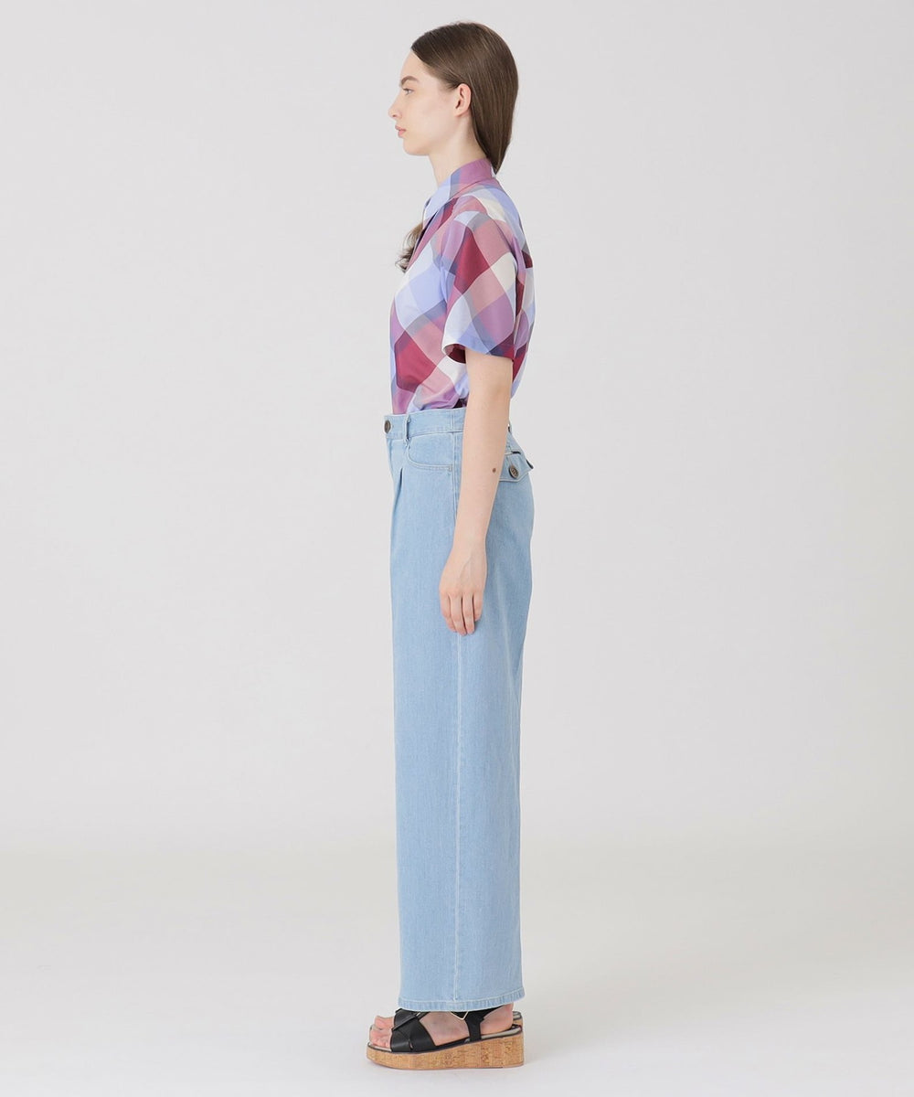 ストレッチデニムワイドパンツ（パンツ）｜BLUE LABEL CRESTBRIDGE