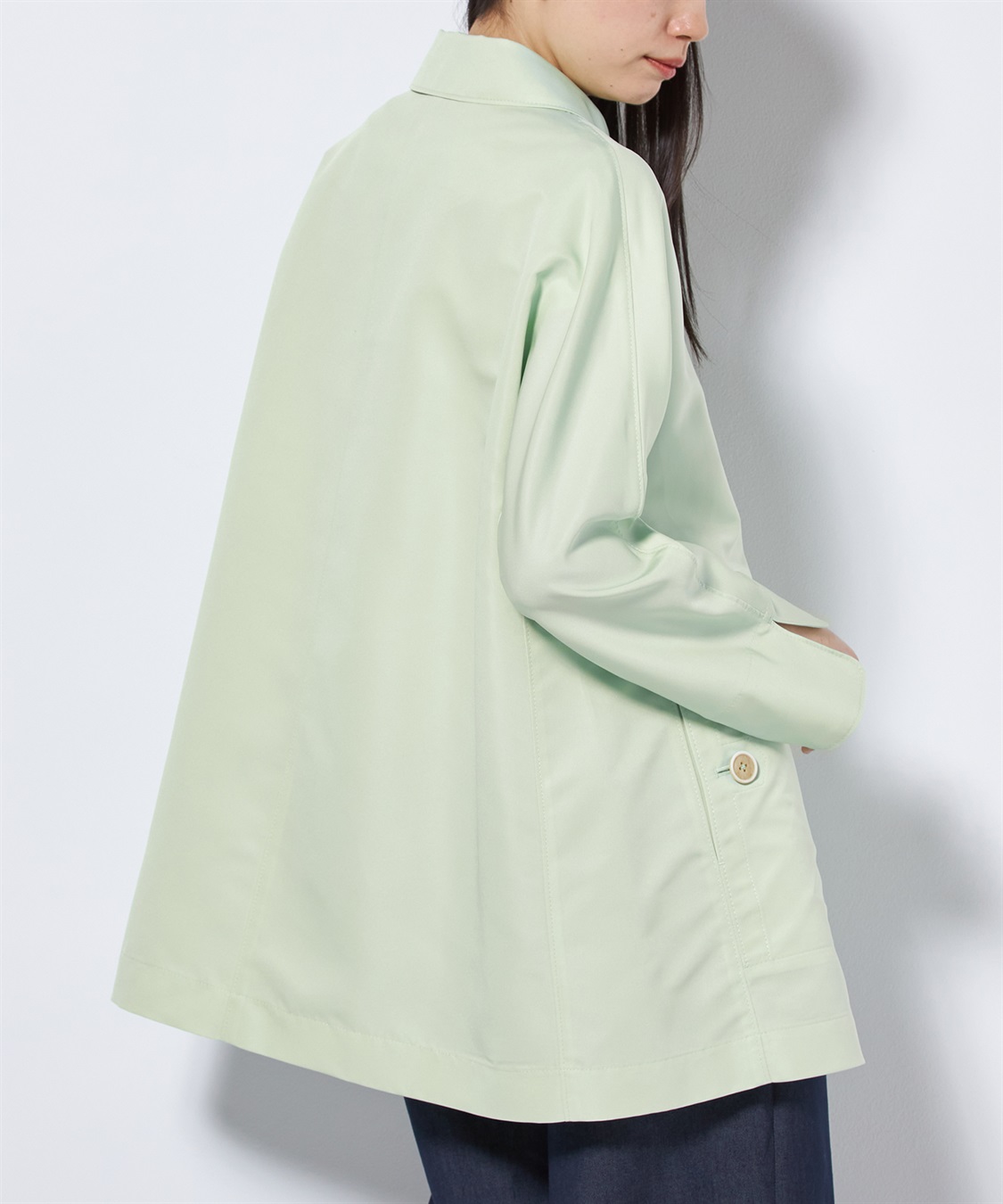 ショート丈ステンカラーコート 49AV JUNKO SHIMADA｜クロスプラス公式