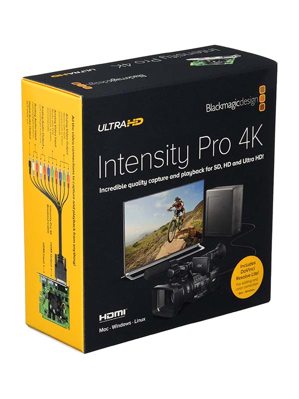 BLACKMAGIC Intensity Pro 4K Capture and Playback Card with