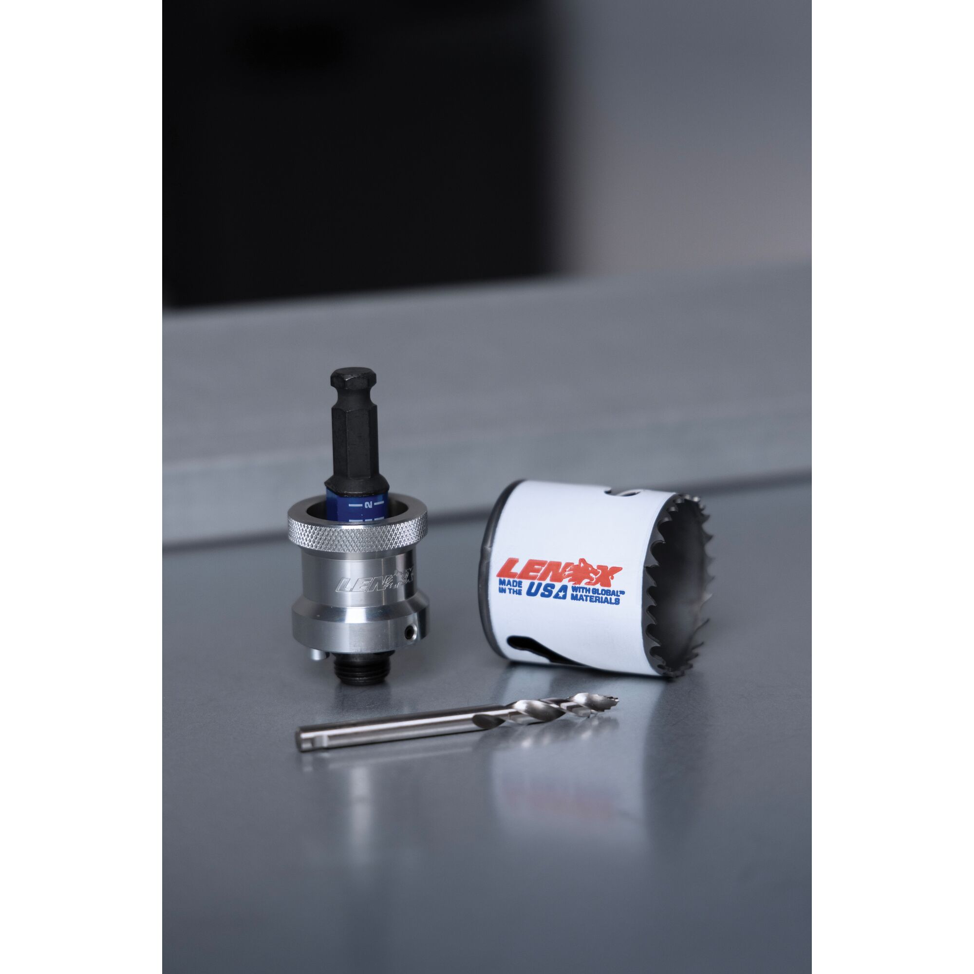 SNAP-BACK® Quick Change Hole Saw Arbors 2L 12.7mm 32 - 210mm | LENOX