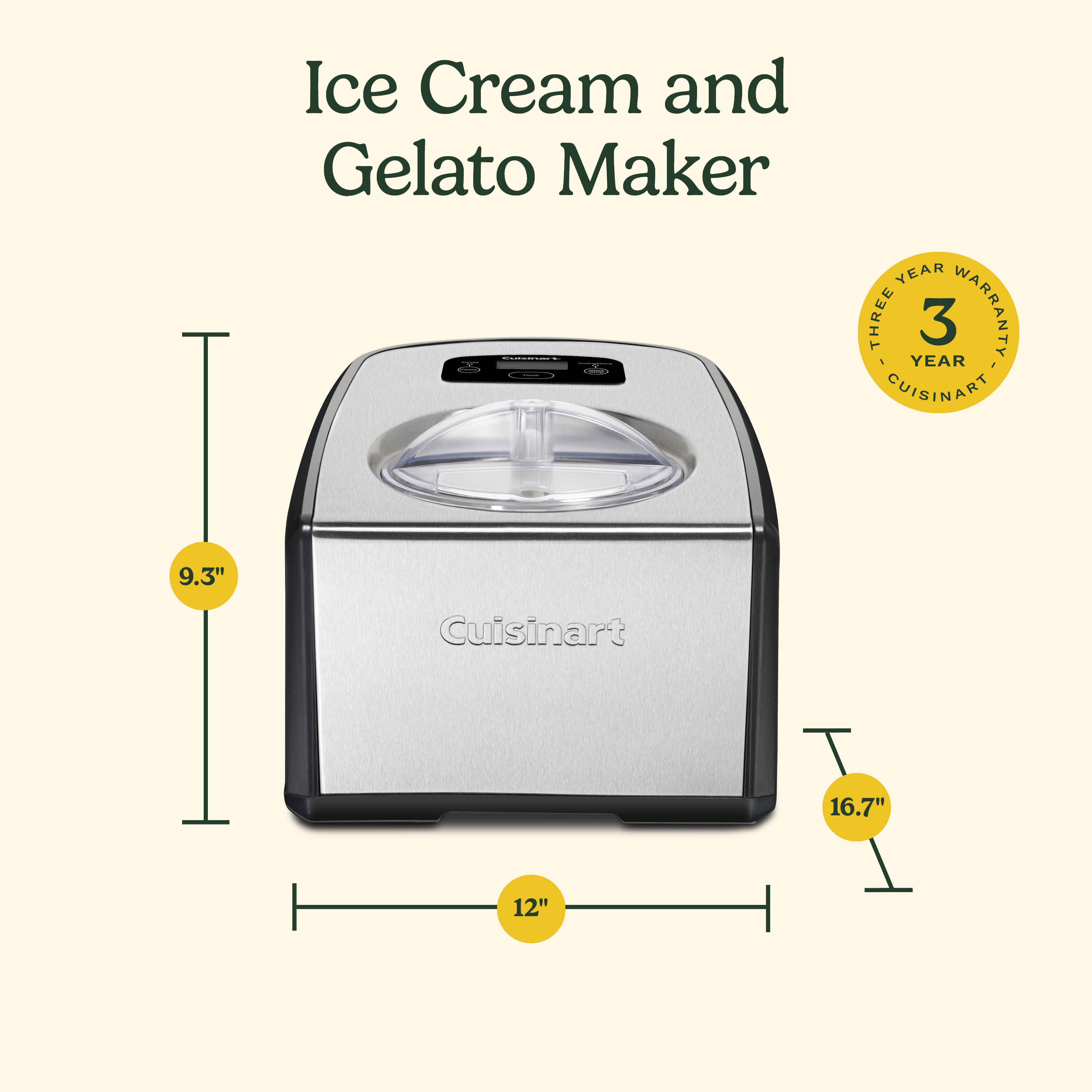 Ice Cream and Gelato Maker - Cuisinart