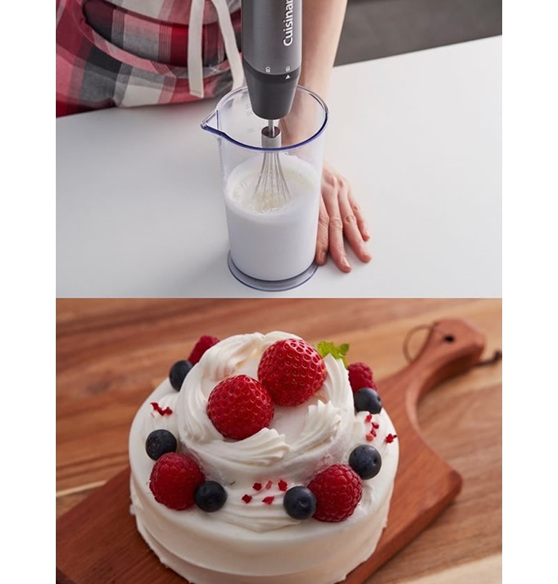 コードレス充電式ハンドブレンダー RHB-100J｜電源コードからの解放