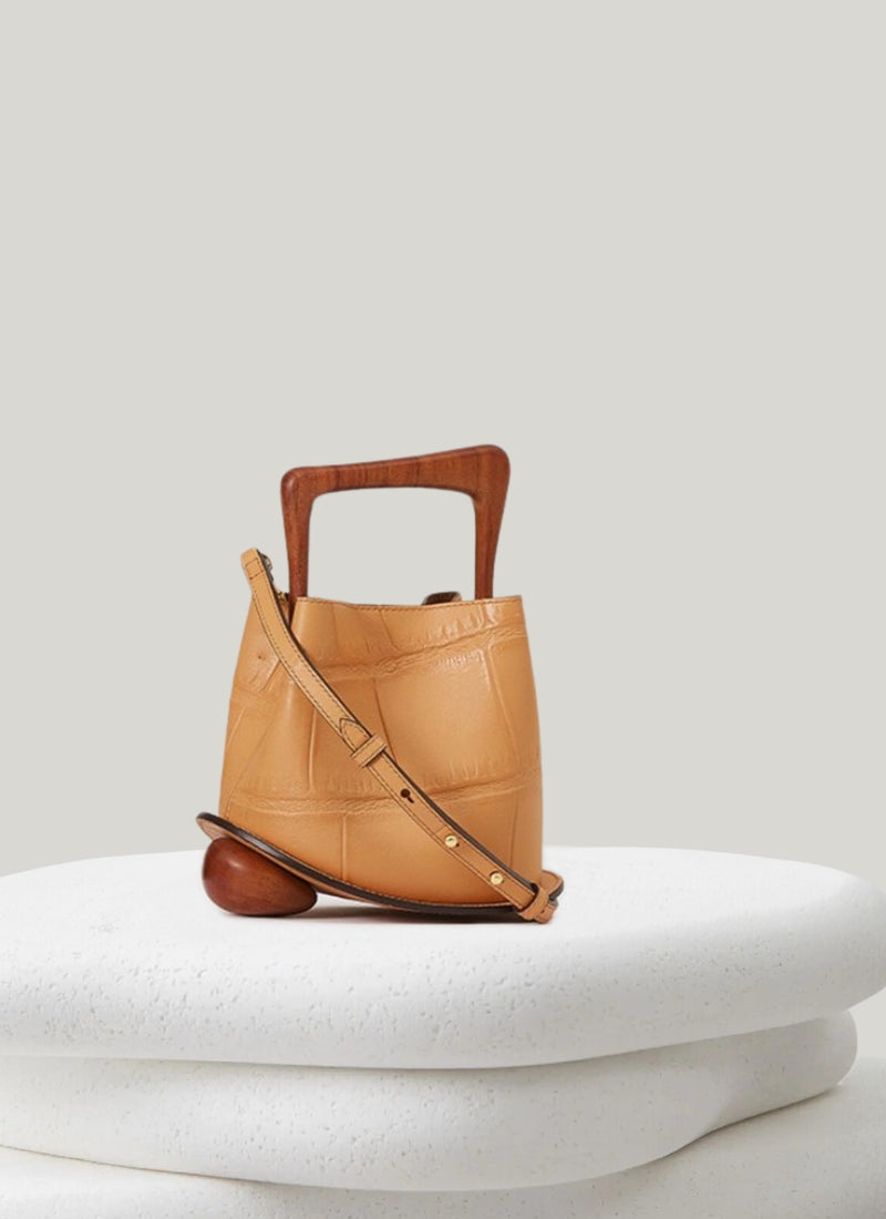 Ozzy Mini Bag - Croco Peach | CULBIA