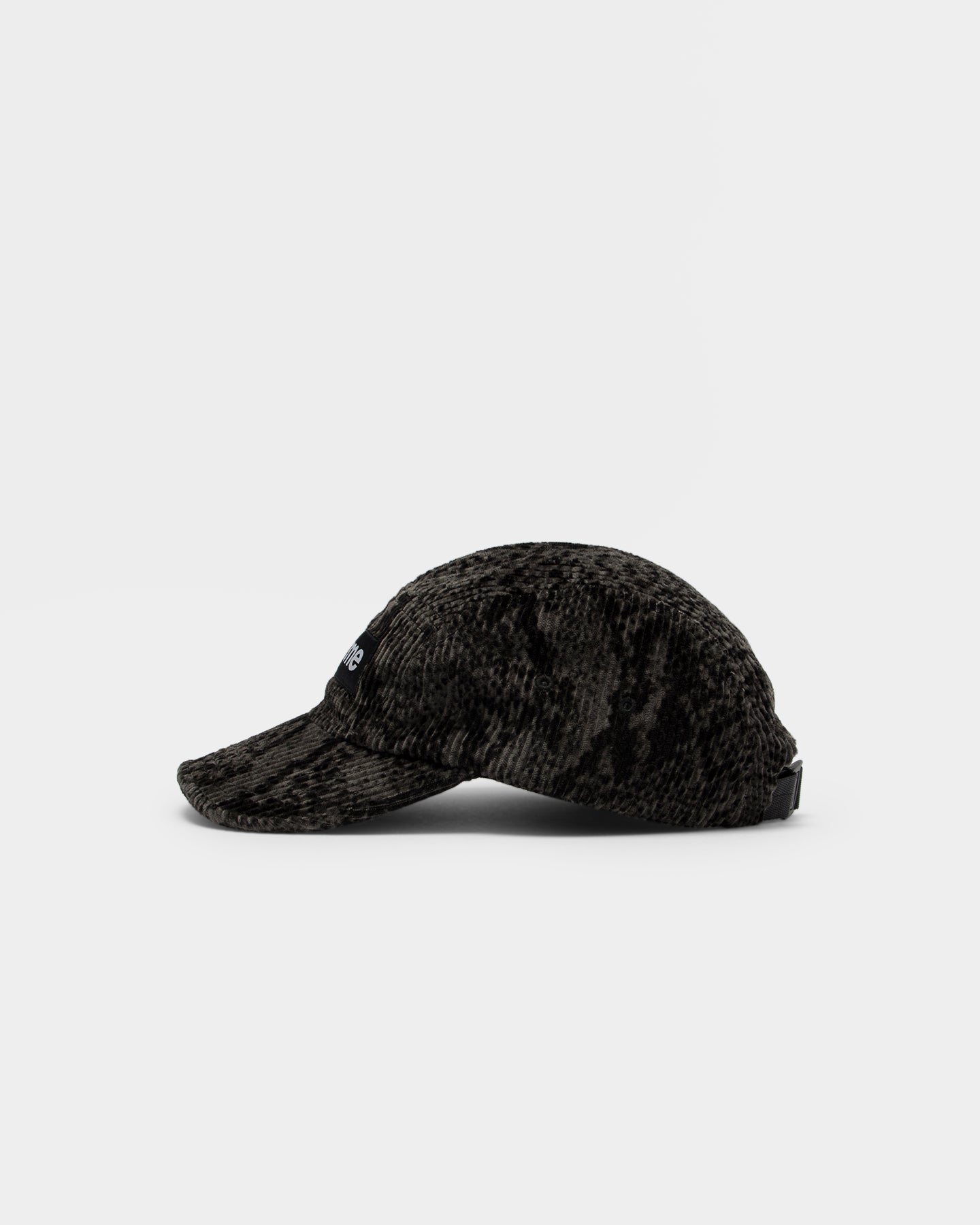 Supreme Snakeskin Corduroy Camp Cap Black | Culture Kings US