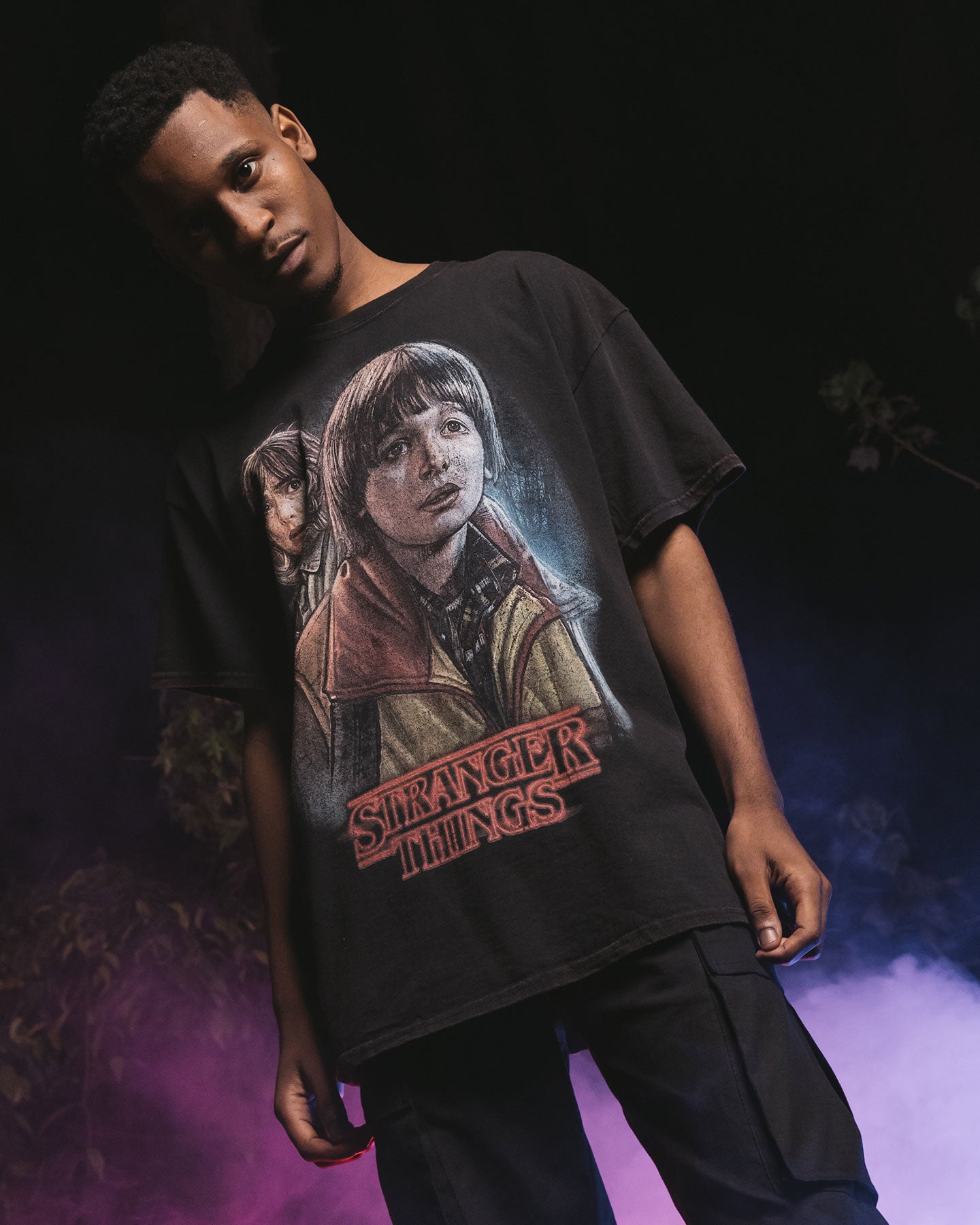 Goat Crew X Stranger Things Will Vintage T-Shirt Black Wash