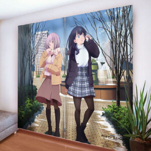 グリッドマン ユニバース]描き下ろしラバーマット（麻中蓬＆南夢芽／冬