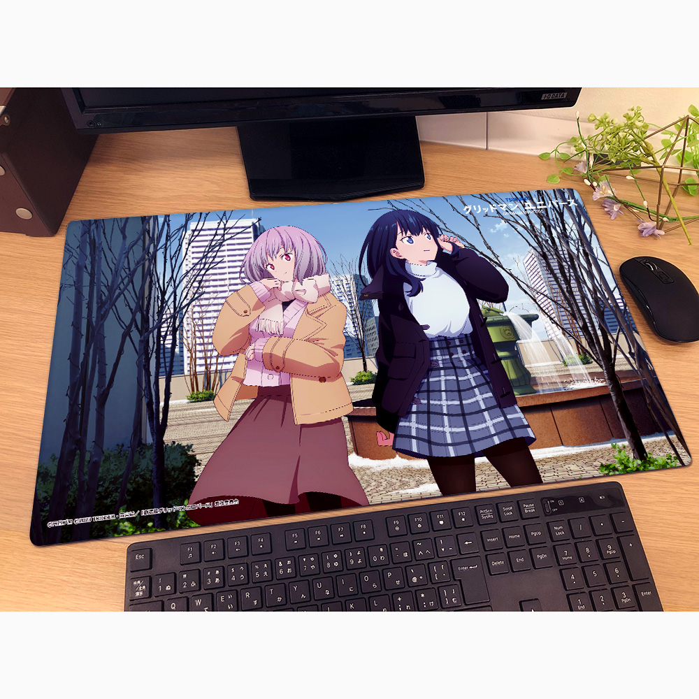 グリッドマンユニバース 宝多六花 新条アカネ ラバーマット カーテン魂