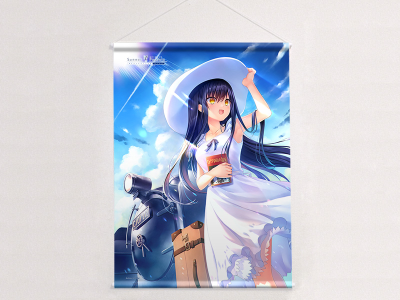 Summer Pockets REFLECTION BLUE]B2タペストリー（久島鴎／ワンピース）