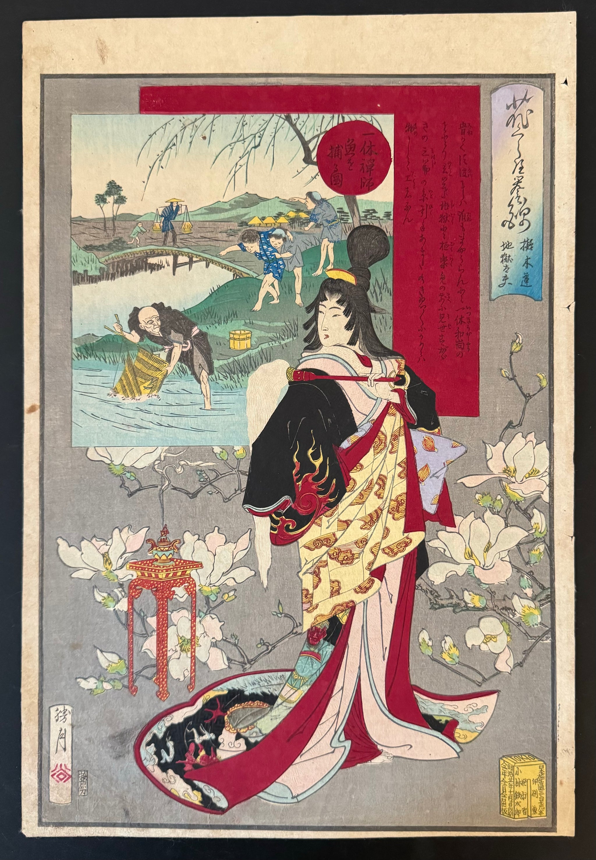 Sale【ART】石川佳図真筆(地中海)サムホール Sale【ART】石川佳図真筆