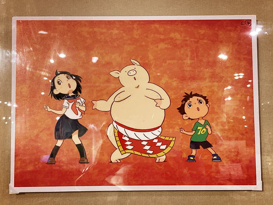 サイクロングラフィックスのショートアニメ展その5「セル画」展示