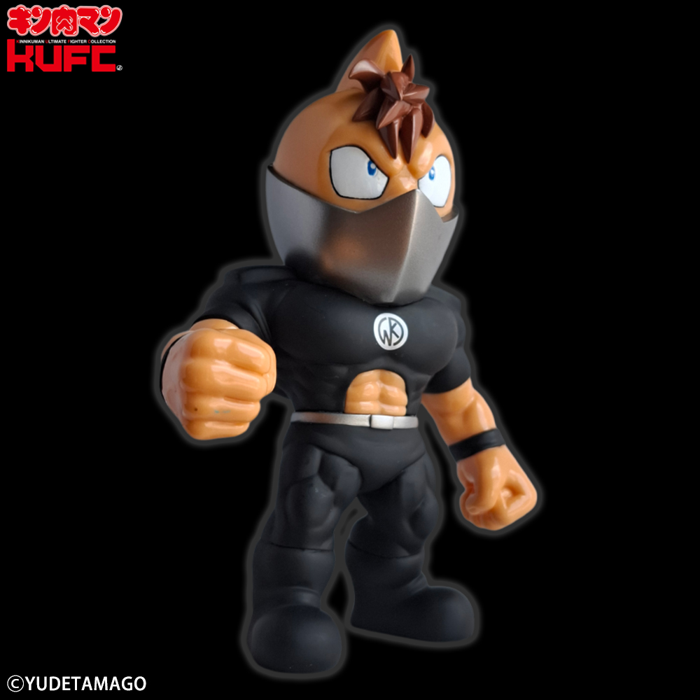 KUFC37 キン肉万太郎 戦闘服 原作 フェイスガード 漆黒 | キン肉マンの