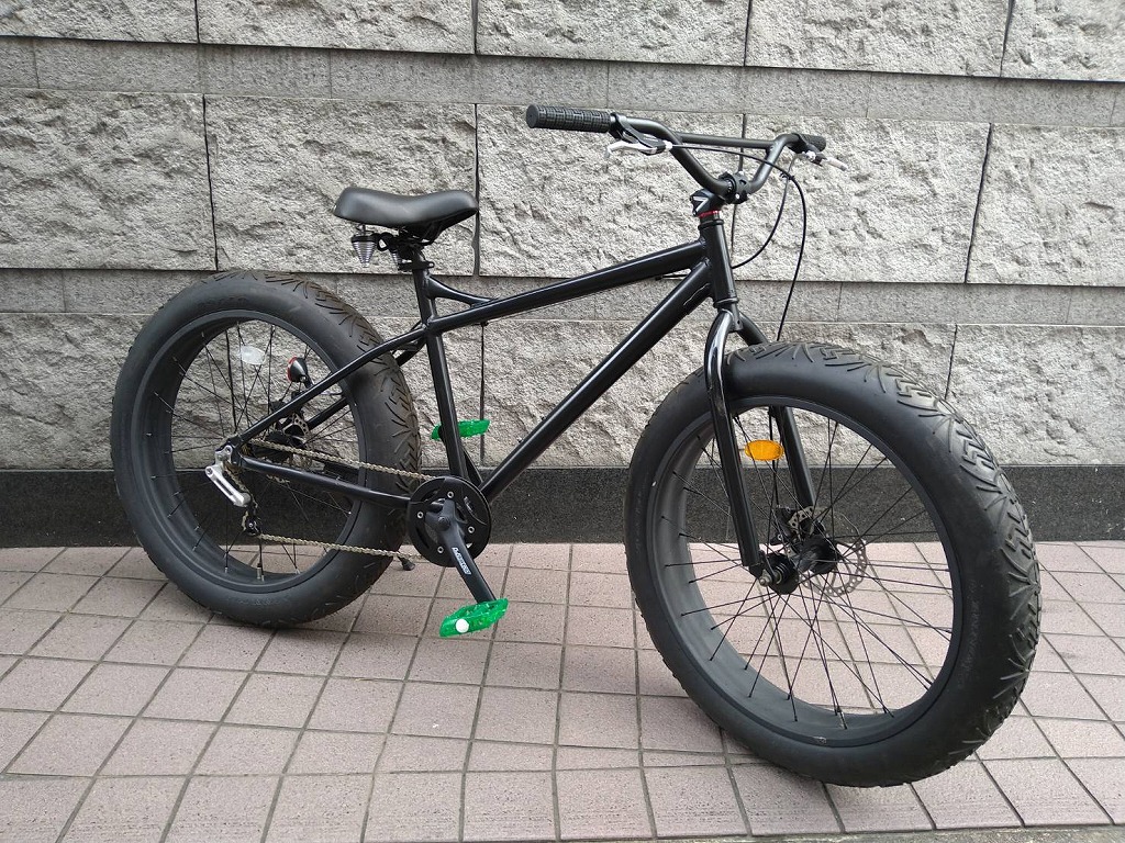 売り切れました【中古自転車】ファットバイク 艶消し黒