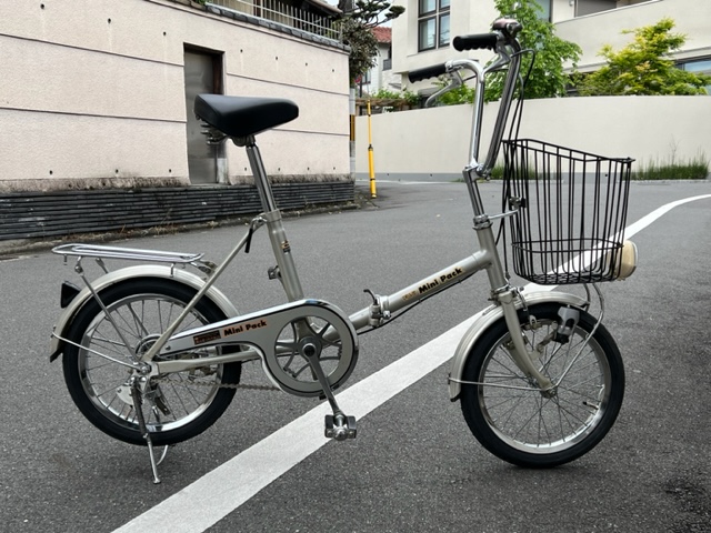 昭和レトロ 当時物 FUJI 折りたたみ自転車 ミニパック 専用輪行バッグ