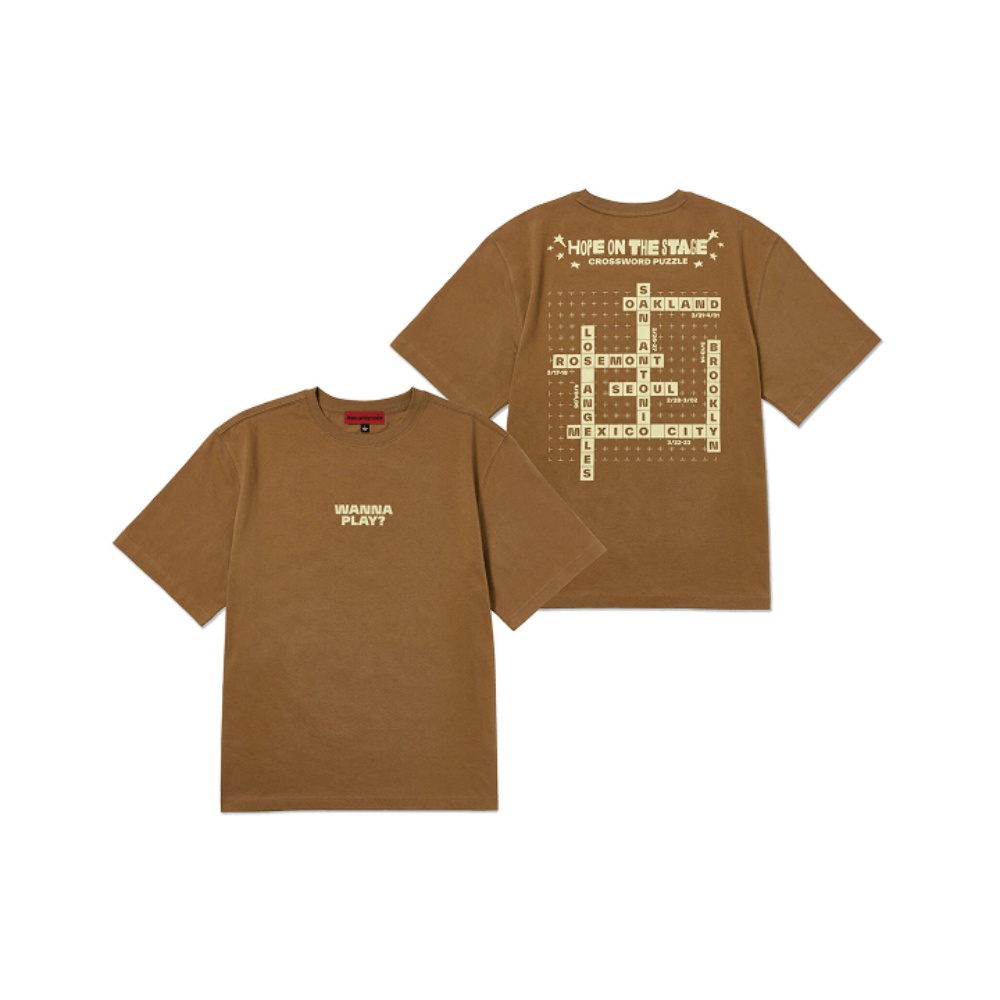 J-HOPE ON THE STAGE Tシャツ HOPE ON THE STAGE Tour T-Shirt (Brown