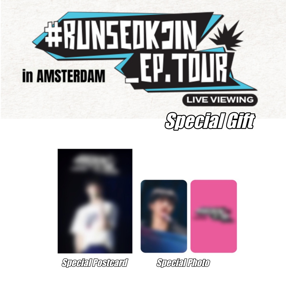 RUNSEOKJIN_EP TOUR in AMSTERDAM LIVE VIEWING Special Gift - A-KPOP