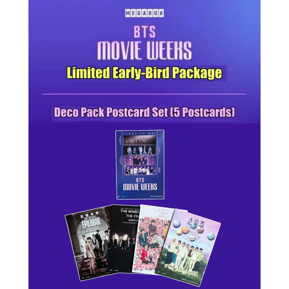 BTS MOVIE WEEKS MEGABOX Limited Early-Bird Package (Deco Pack