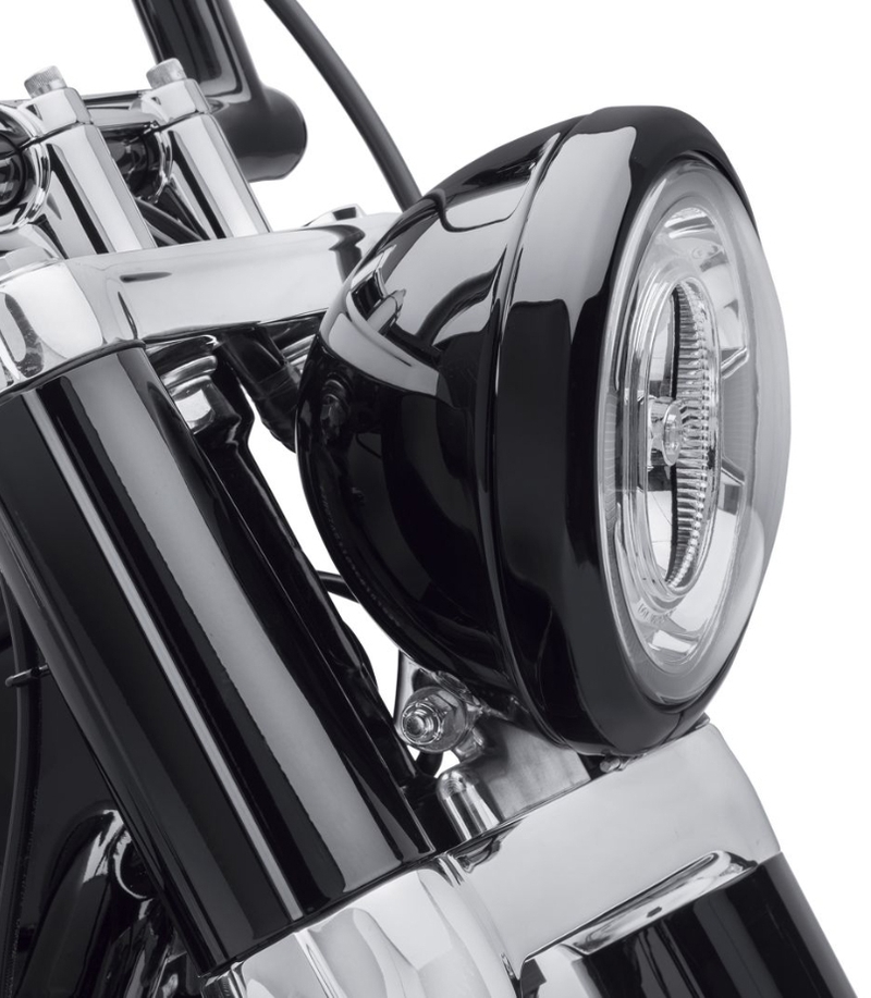 ヘッドライト・トリムリング・グロスブラック - Harley Davidson