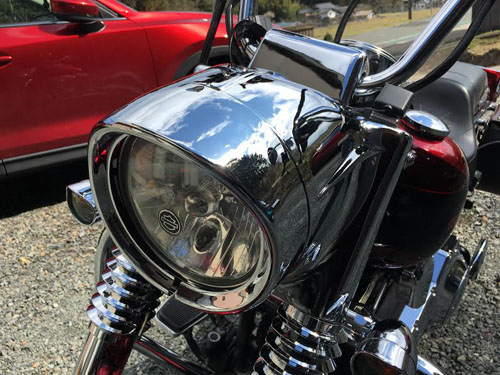 ハーレーナセルヘッドライトソフテイル