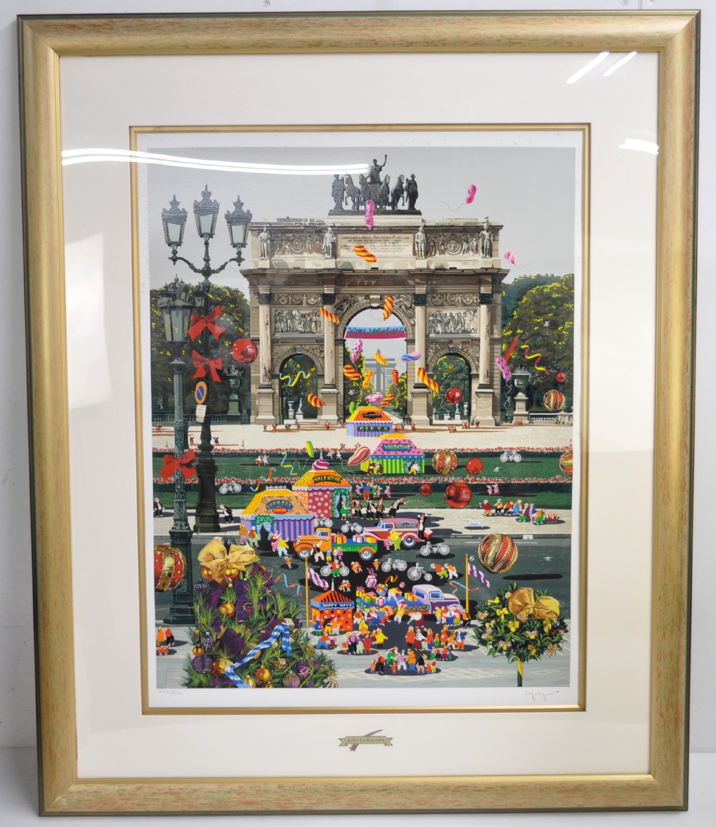 真作保証】Roy Fairchild 肉筆サイン 大作額装済 シルクスクリーン 真