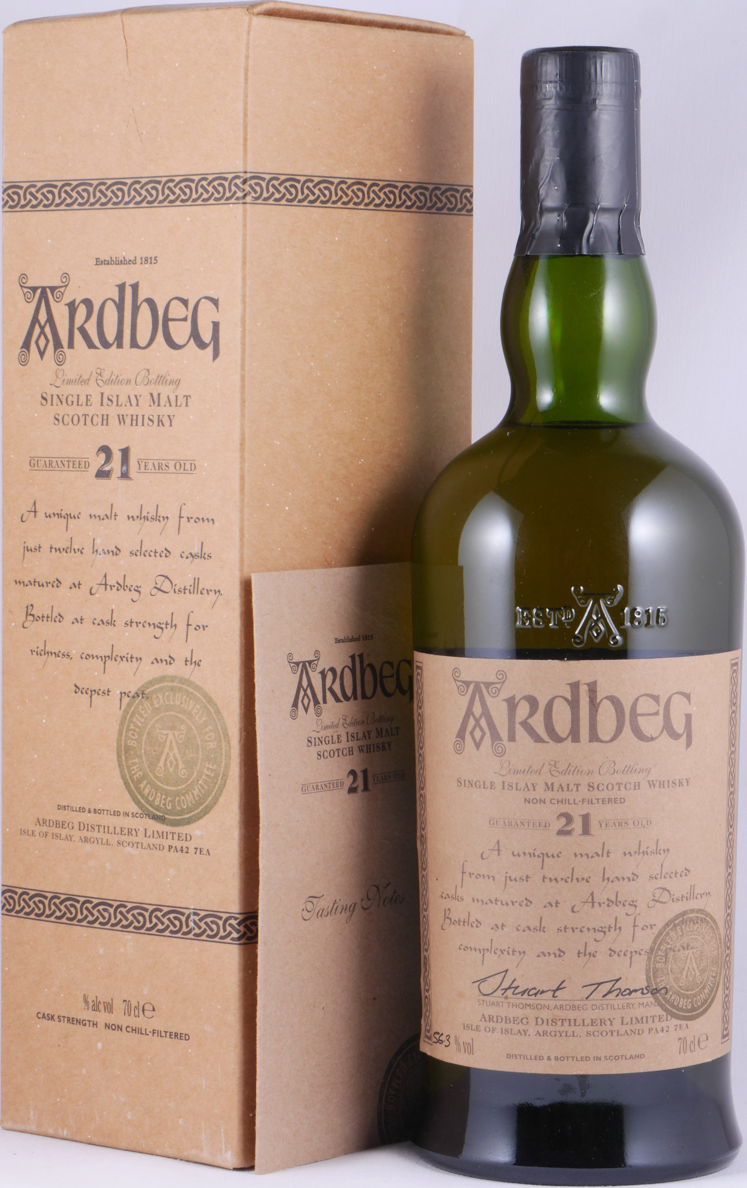 Ardbeg 1979-1980 3rd Committee Reserve 21 Year Scotch Whisky 56.3%