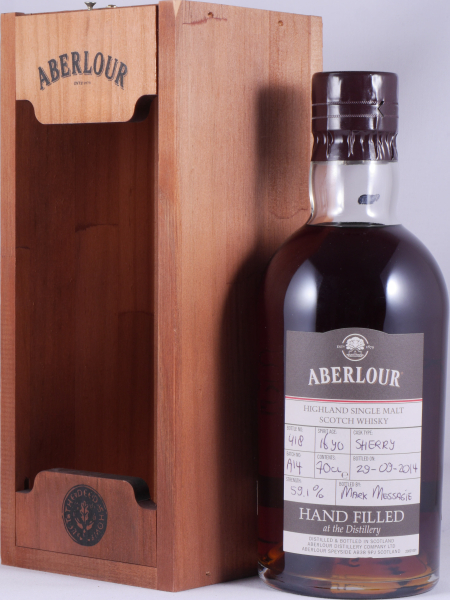 Aberlour 16 Jahre Sherry Casks Batch A14 Hand Filled Scotch Whisky