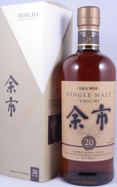 Yoichi 20 Year Japanese Single Malt Whisky 52.0% ABV