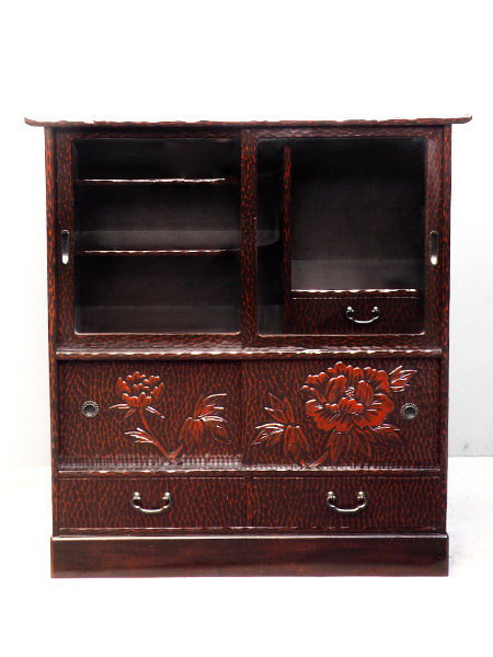 【12/21のみ特別価格】　茶箪笥　赤茶　アンティーク　ヴィンテージ 茶箪笥 | 全ての商品 - 古家具古道具 そうすけ