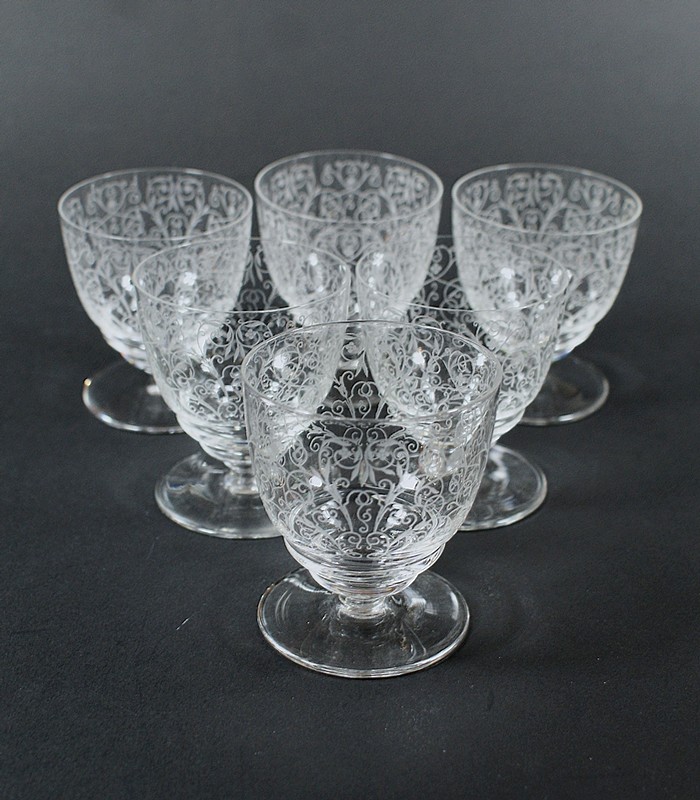 BACCARAT】バカラ LULLI ワイングラス6客 - アンティック 姉妹社