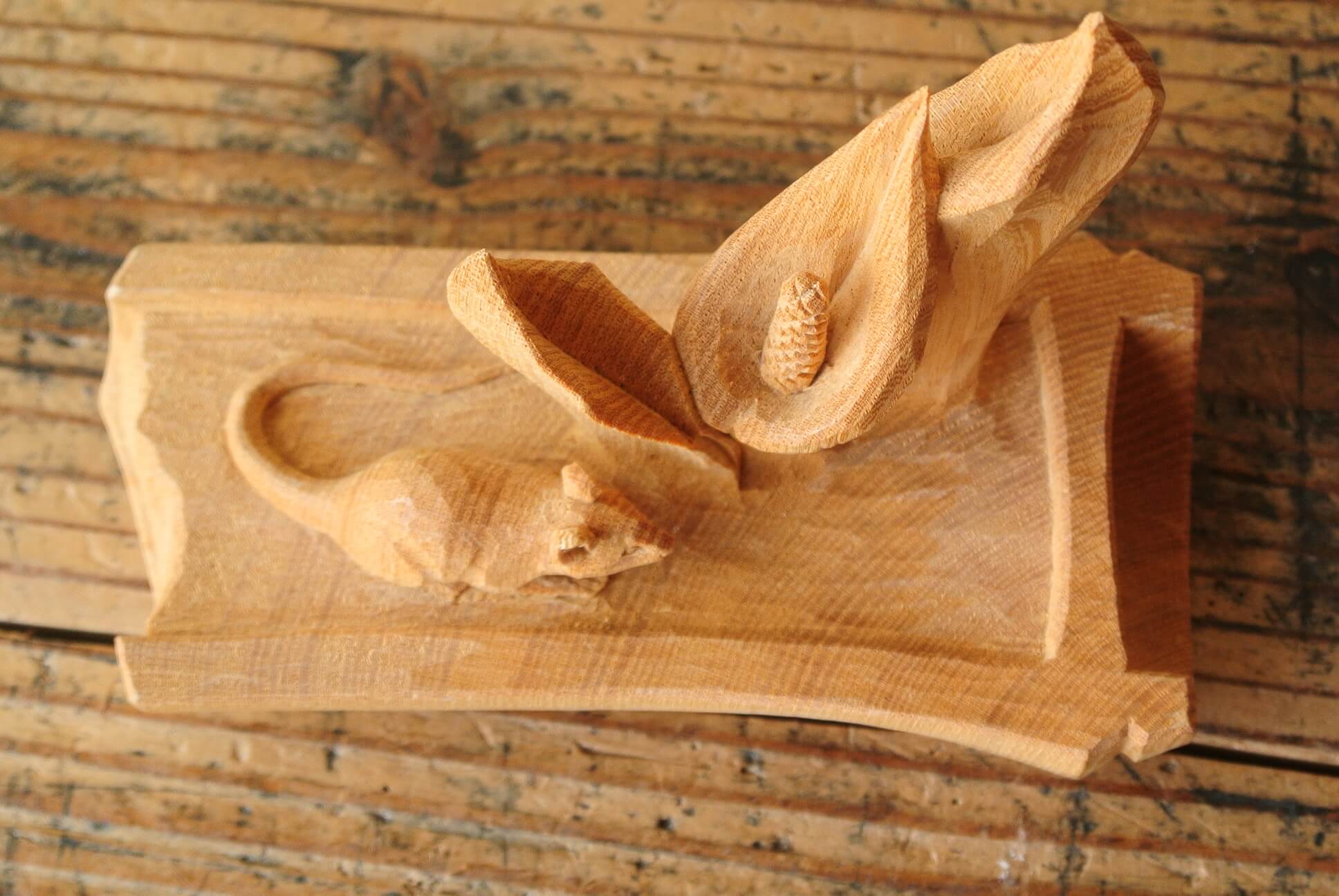 賀上隼敬 木彫 - アンティーク雑貨・古道具の札幌 アンティーク