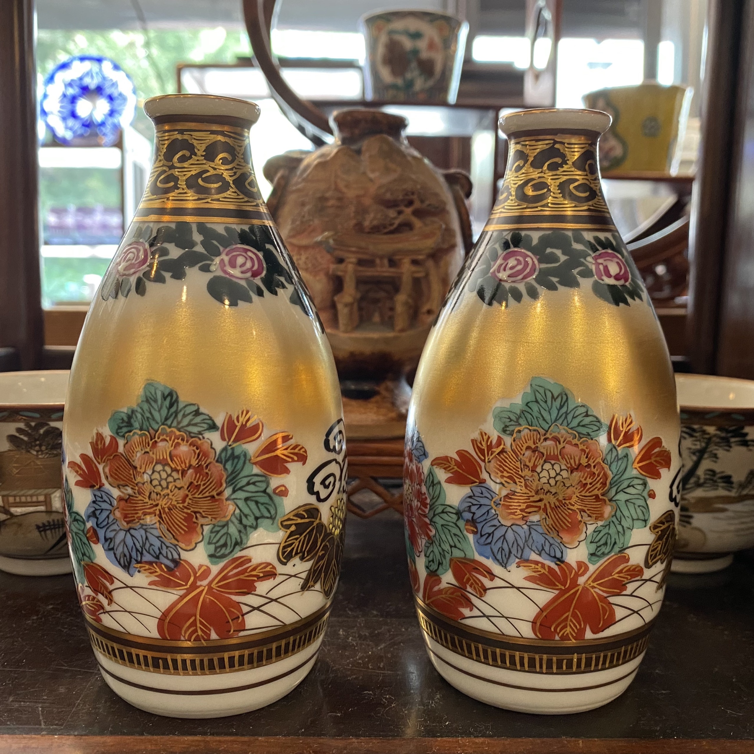 九谷焼 徳利 2点セット | Antique Nanae