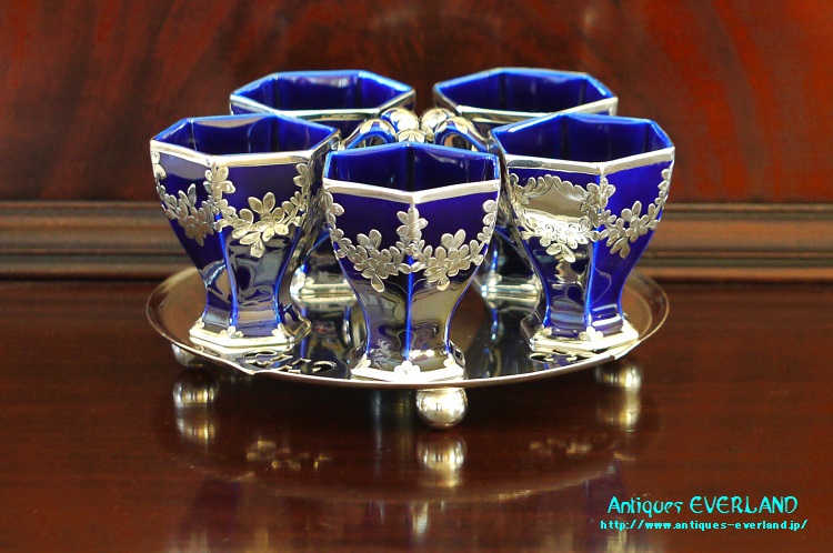 レノックス シルバーオーバーレイ 六角 カップ 5個セット