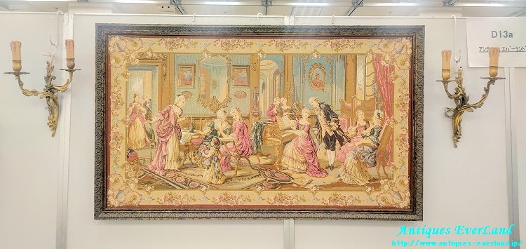 ゴブラン織り イタリア製 絵画 寸法 縦78cm 横114cm 厚み4cm