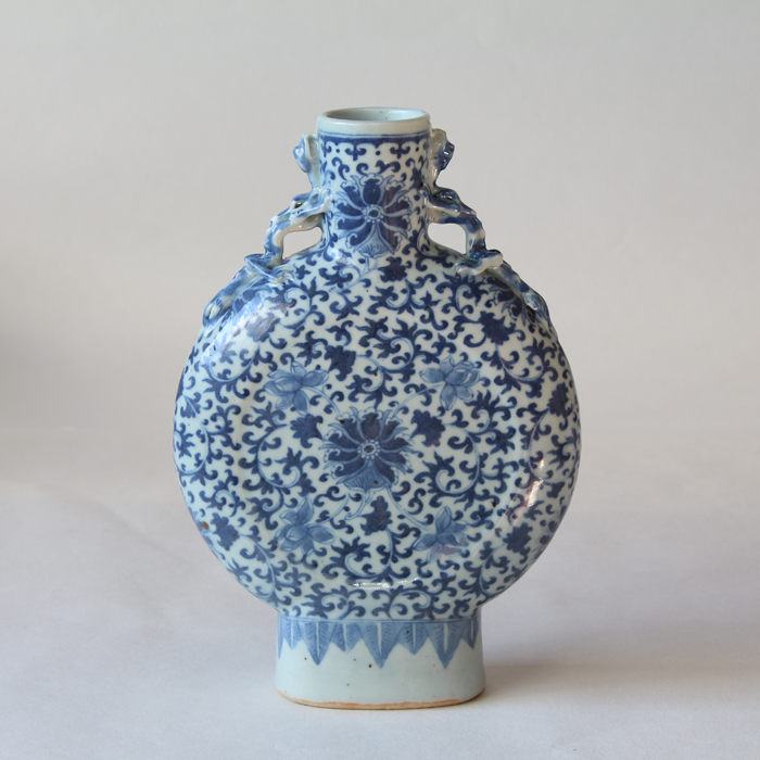 1714 平戸祐祥 染付青花 瓢箪 花瓶 時代物 2025年最新】平戸 祐祥の