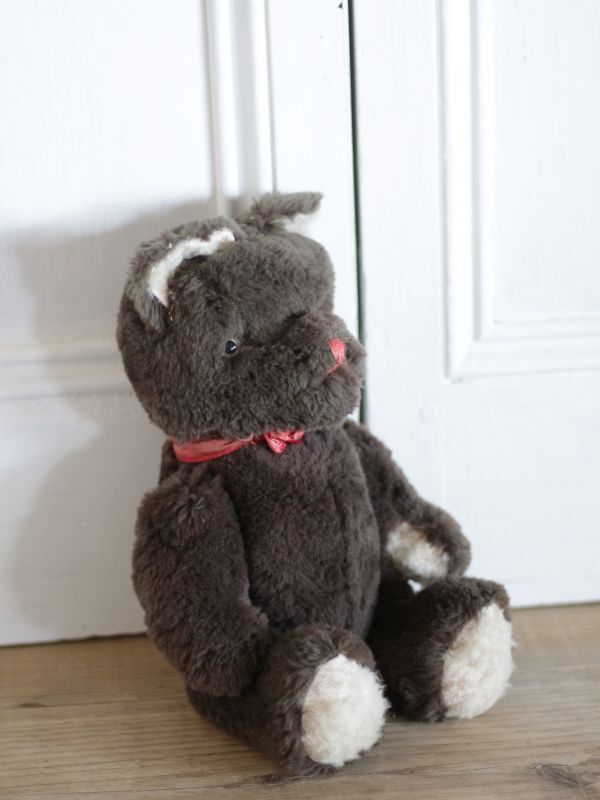 Antique toricoTte Dark Brown Bear / J.P.M.社 / France/Antique