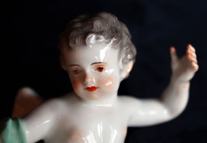 マイセン 天使人形（「箴言の天使」シリーズより） - Antiques Violetta