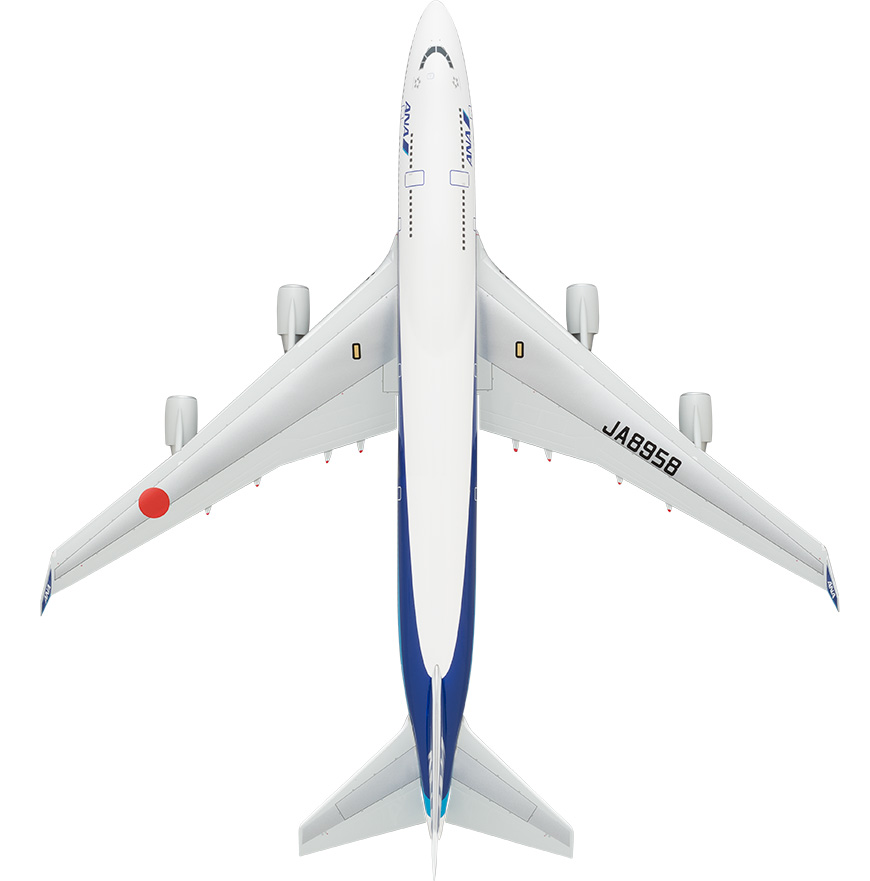 NH20129 1:200 BOEING 747-400 JA8958 スナップフィットモデル（ギア