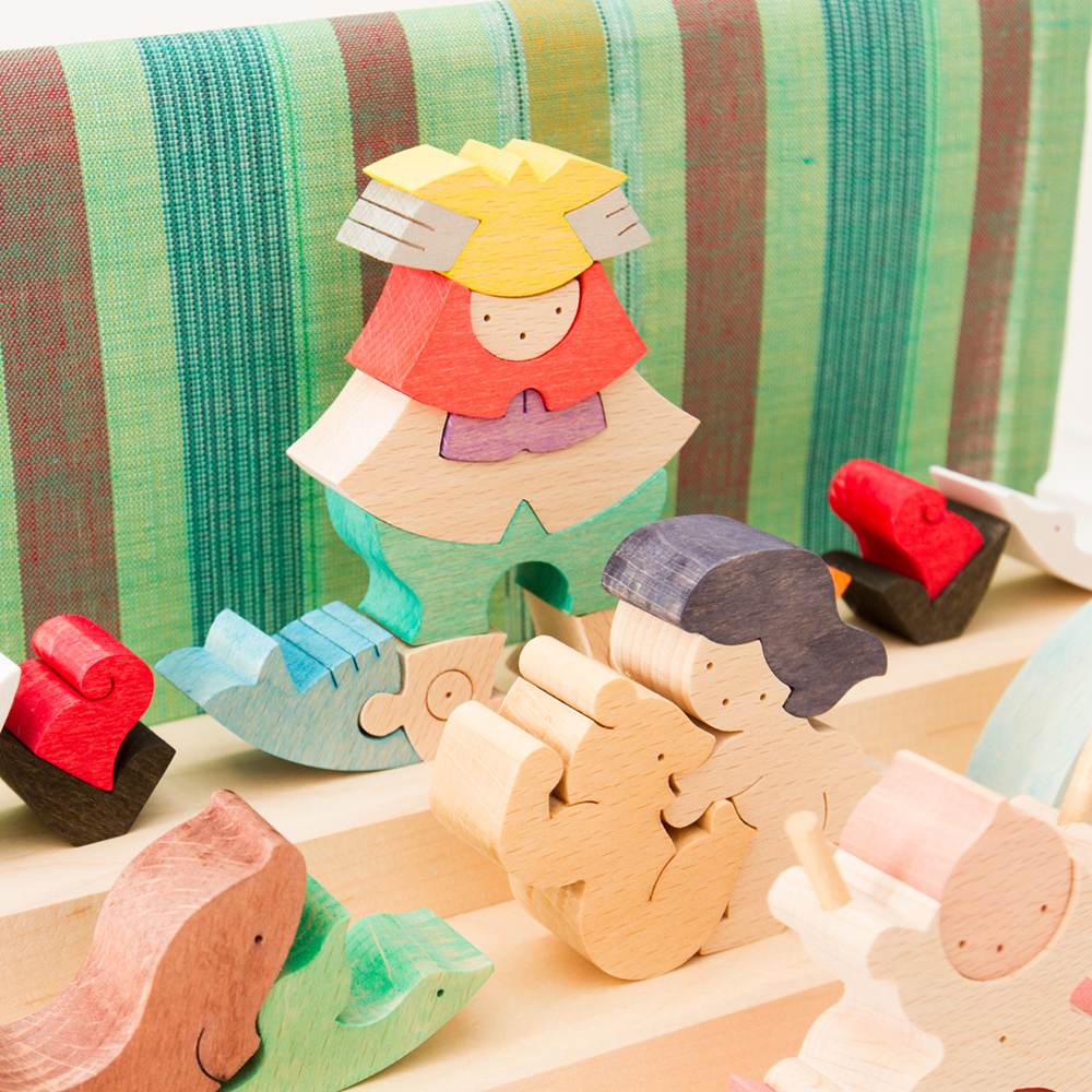 円武者三段飾り（小黒三郎） 小黒三郎・五月人形 KK240 【里山円武者三