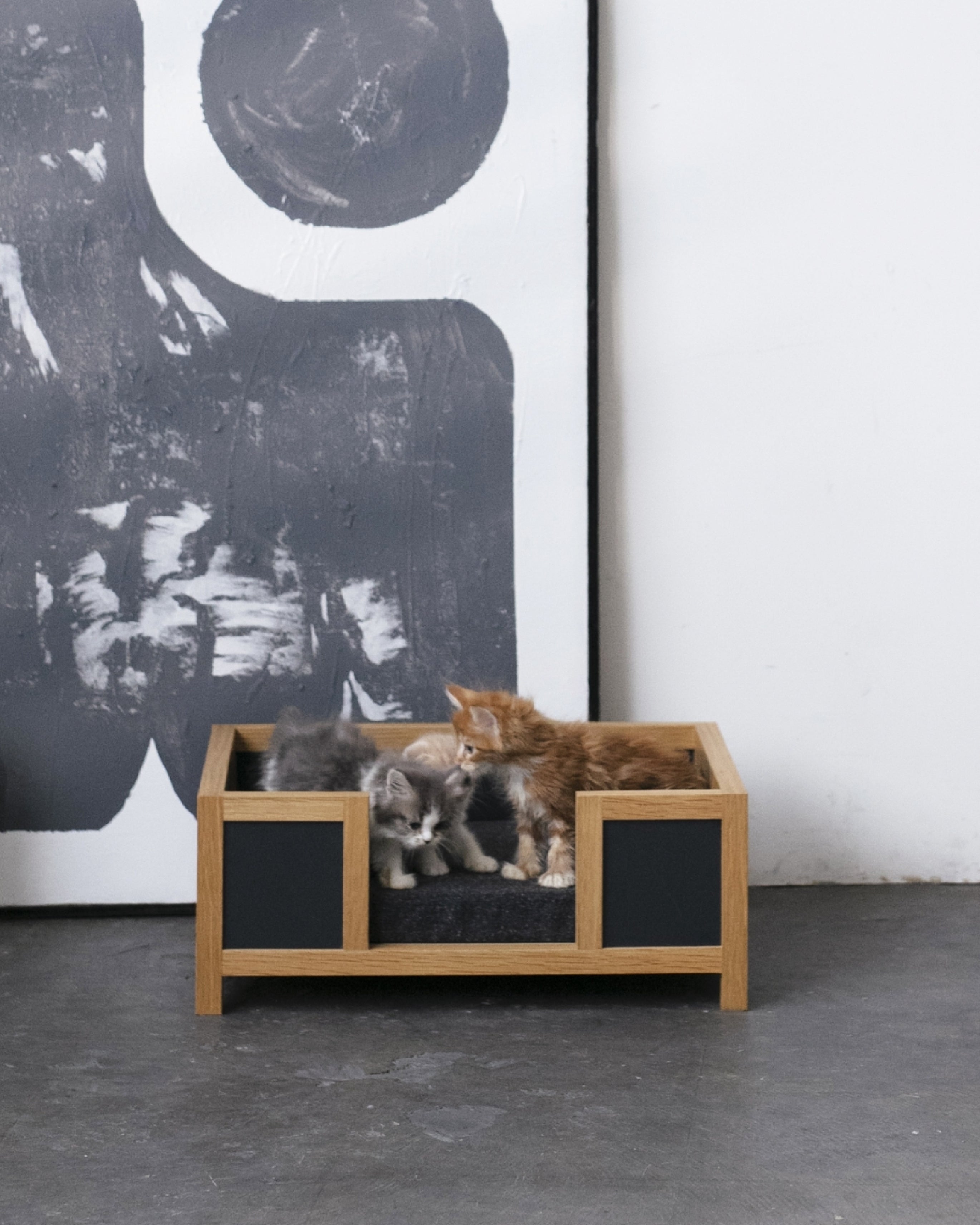 NY BED ｜ 都会的なモダンな形状で、快適な睡眠を。国産木製ペット