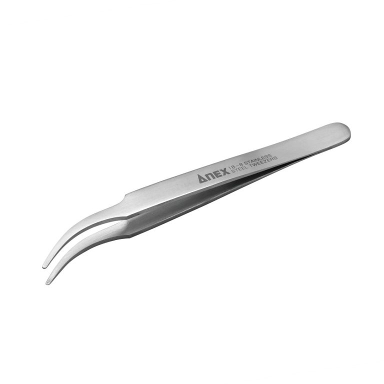 ステンレスピンセット 極細鋭型115mm （SUS304） | ANEXブランドの