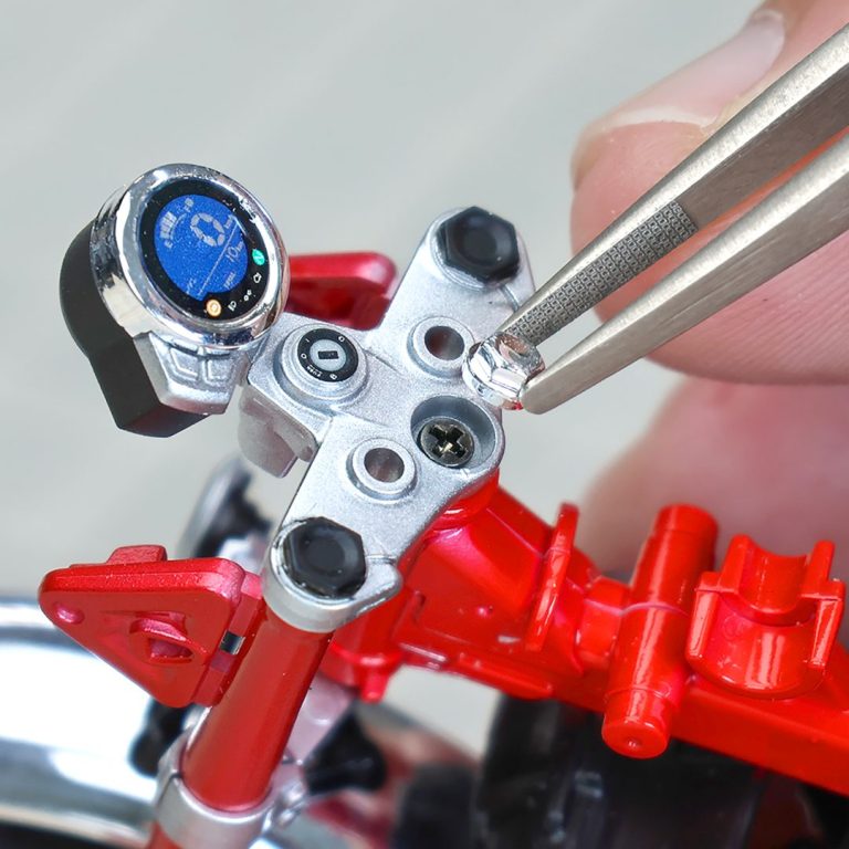 ラバーグリップ付 ステンレスピンセット【はじピン】先丸型120mm