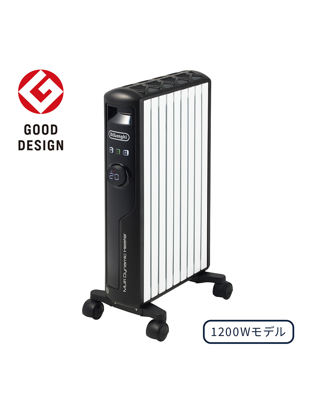 DeLonghi オイルヒーター ブラック MDHU15-PB デロンギ（DeLonghi