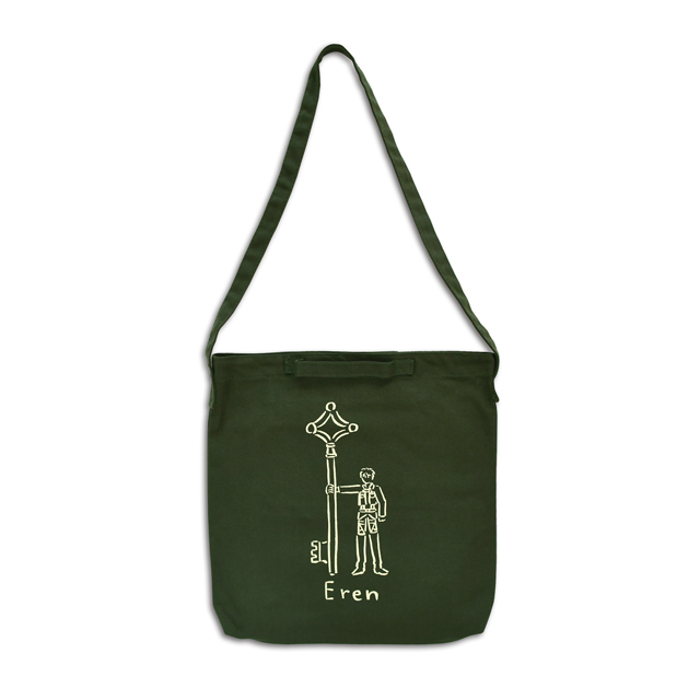 進撃の巨人 エレン 鬼頭祈コラボ ポーチ attack on titan 進撃の巨人