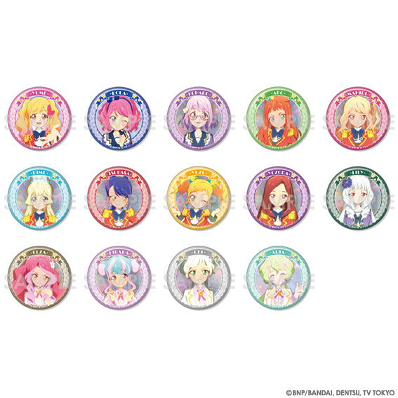 アイカツ！ girly red ガーリーレッド 缶バッジ 星宮いちご アイカツ