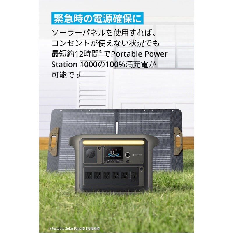 Portable Solar Panel 100 | ソーラーパネルの製品情報 | Anker Japan
