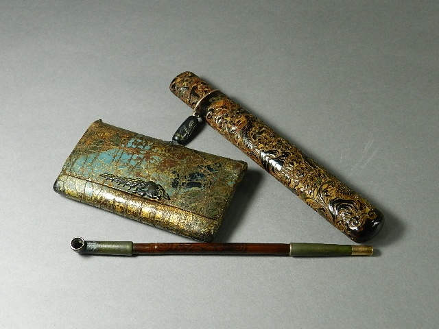 煙管 キセル 骨董品 アンティーク 煙管入れ タバコ 煙草入れ タバコ