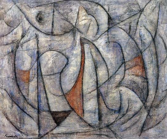 難波田龍起「形象」の買取・査定は美術のプロにお任せ下さい。 | 絵画