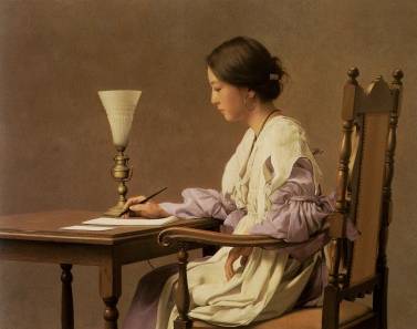 美人画、裸婦、油彩12号、芸子、山本英二、額縁、真作肉筆、高塚省吾