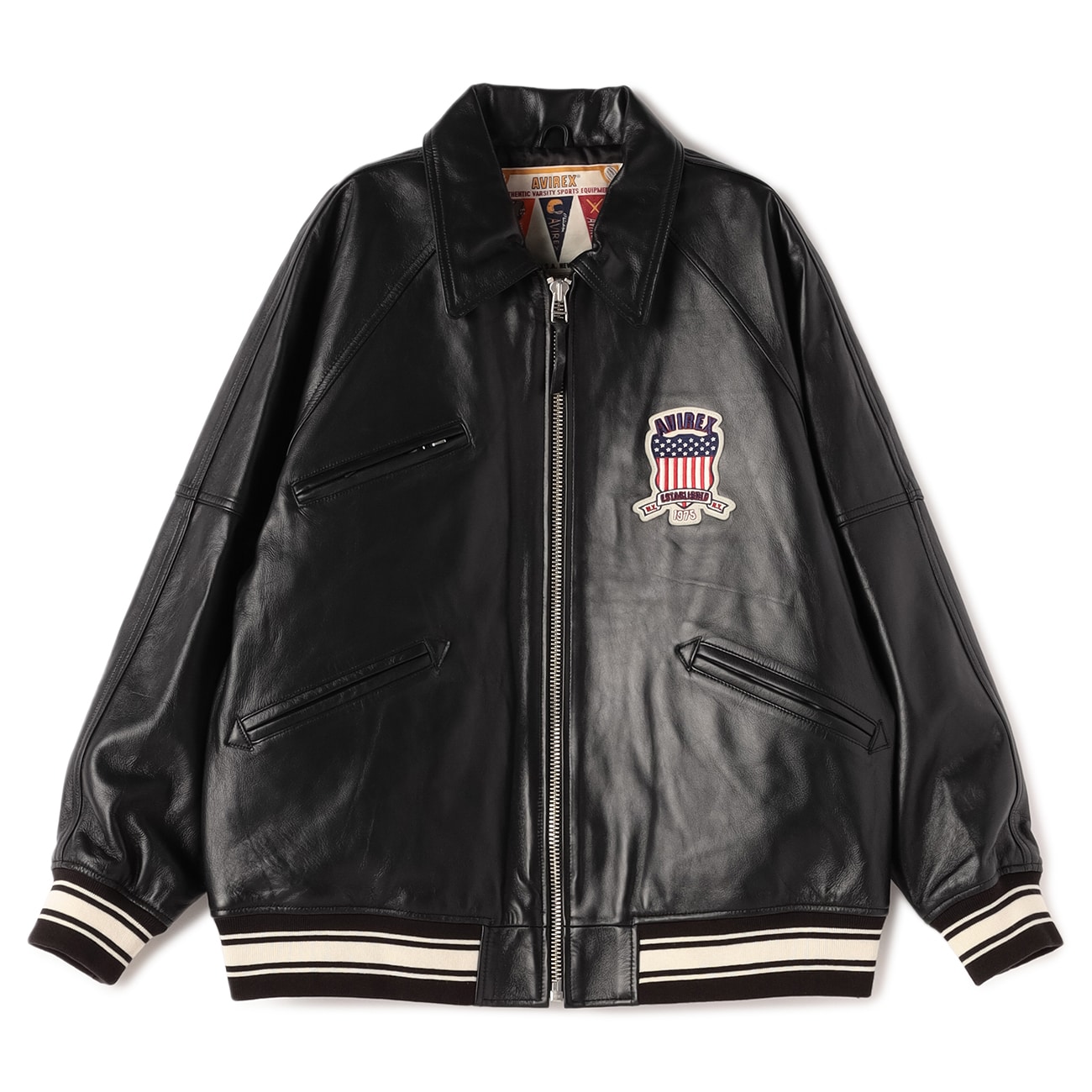 SizeMAX】AVIREX シグネチャーバーシティジャケット【AOKI公式通販】