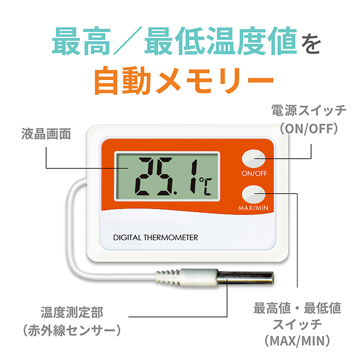 組込み型温度計 AD-5658 | 電子計測機器 | 商品・サービス | 株式会社